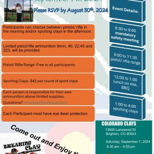 6th Annual Shooting Day September 7, 2024